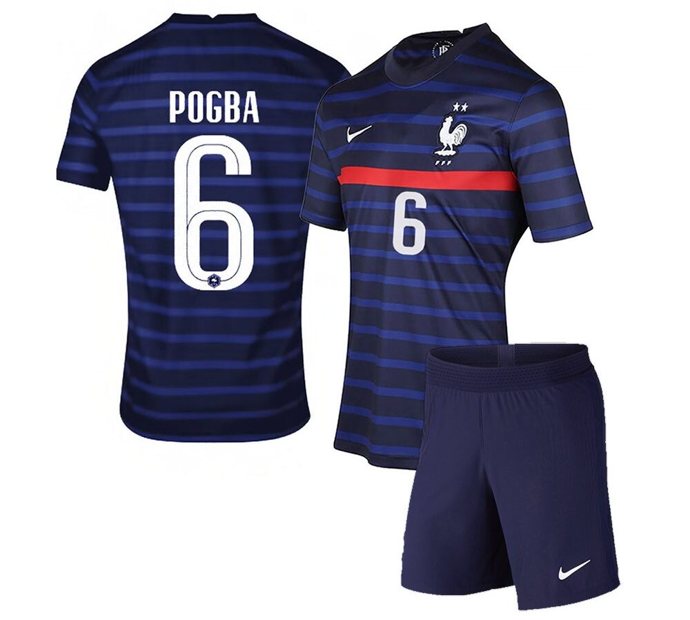 PACK JUNIOR FRANCE DOMICILE POGBA 2020-2021