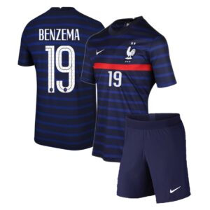 PACK JUNIOR FRANCE DOMICILE BENZEMA 2020-2021