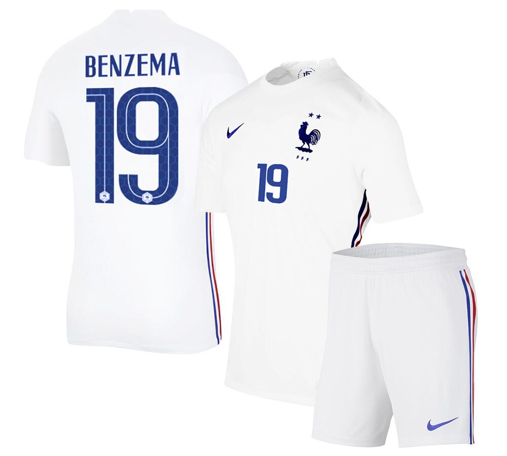 PACK JUNIOR FRANCE EXTERIEUR BENZEMA 2020-2021