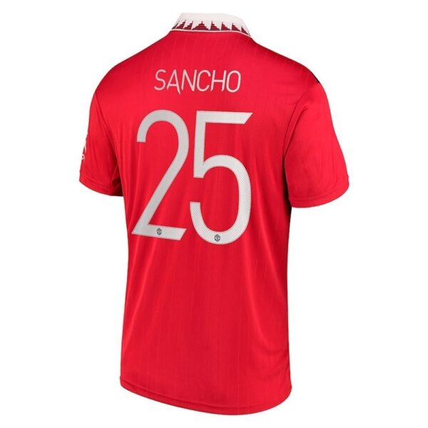 MAILLOT MANCHESTER UNITED DOMICILE SANCHO COUPE D'EUROPE 2022-2023