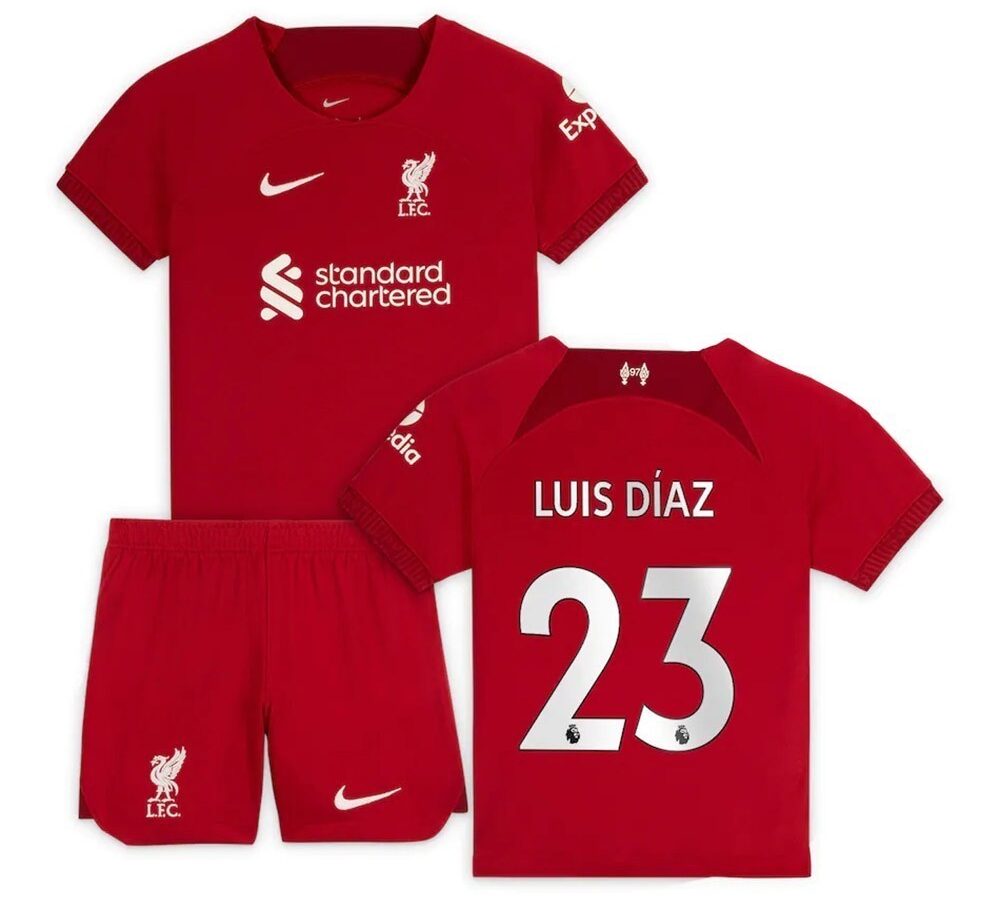 PACK JUNIOR LIVERPOOL DOMICILE LUIS DIAZ 2022-2023