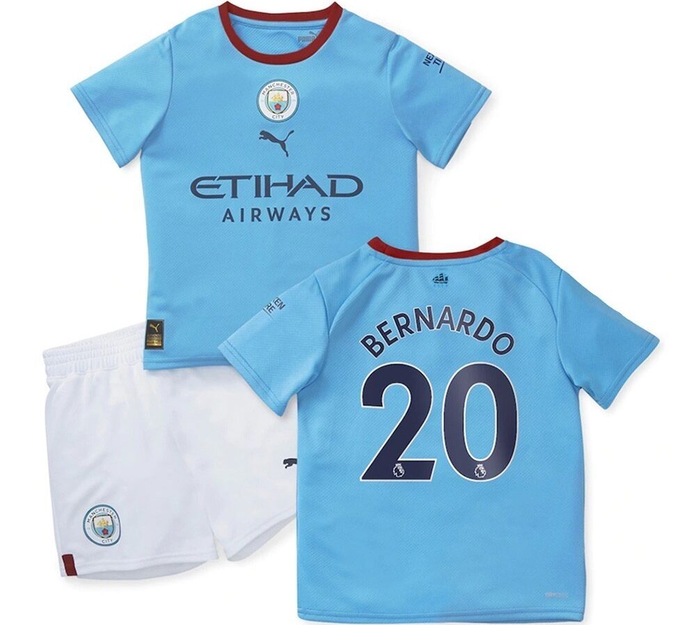 PACK JUNIOR MANCHESTER CITY DOMICILE BERNARDO SILVA 2022-2023