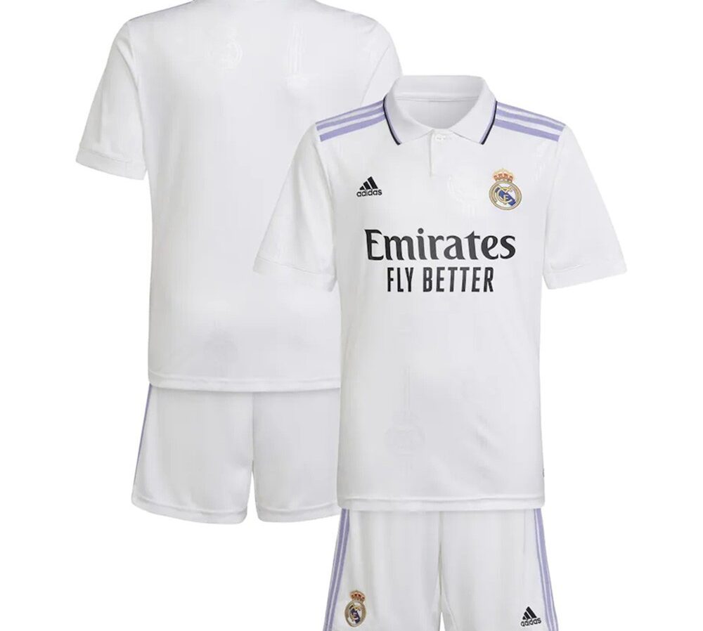 PACK JUNIOR REAL MADRID DOMICILE 2022-2023