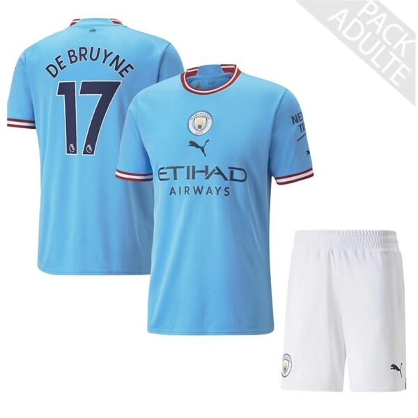 PACK MANCHESTER CITY DOMICILE DE BRUYNE 2022-2023