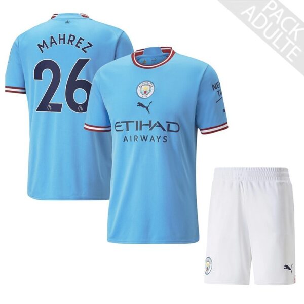 PACK MANCHESTER CITY DOMICILE MAHREZ ADULTE 2022-2023