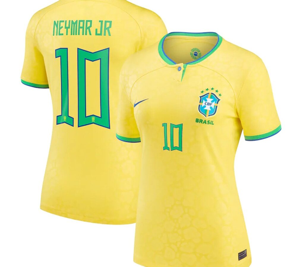 MAILLOT BRESIL DOMICILE FEMME NEYMAR  2022-2023