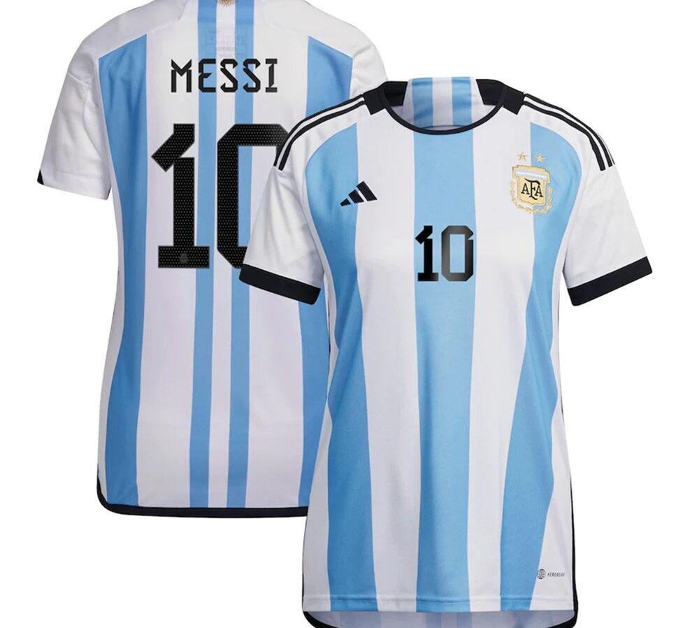 MAILLOT ARGENTINE DOMICILE FEMME MESSI 2022-2023