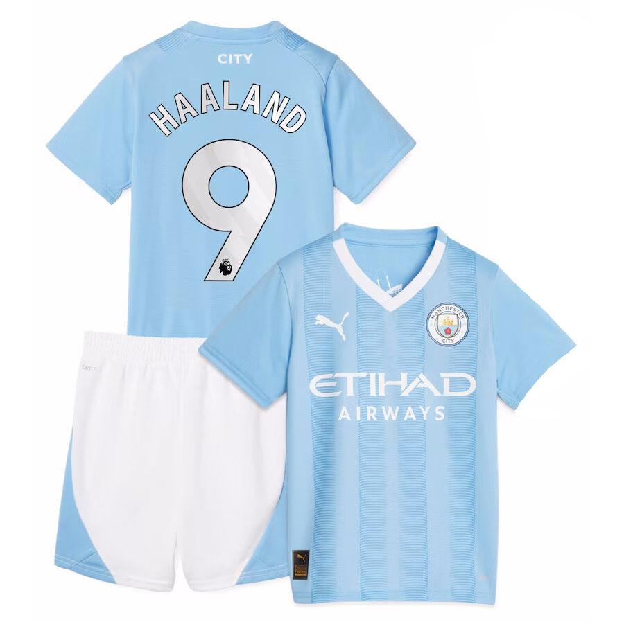 PACK JUNIOR MANCHESTER CITY DOMICILE HAALAND 2023-2024