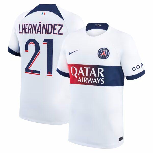 MAILLOT PSG EXTERIEUR LUCAS HERNANDEZ 2023-2024