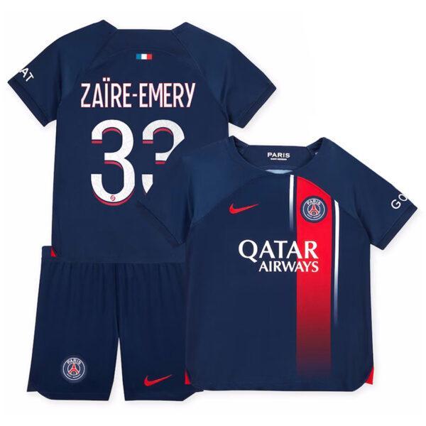 PACK JUNIOR PSG ZAIRE-EMERY DOMICILE 2023-2024