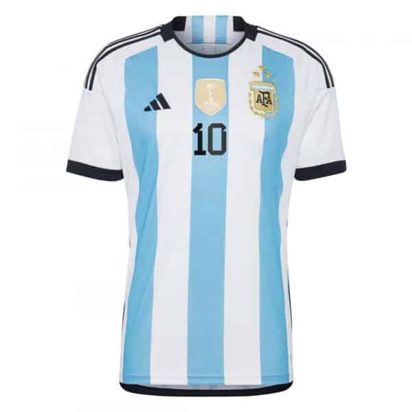 MAILLOT ARGENTINE DOMICILE MESSI 3 ETOILES 2022-2023