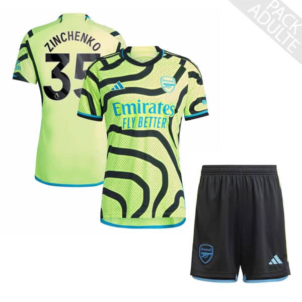 PACK ARSENAL EXTERIEUR ZINCHENKO SAISON 2023-2024