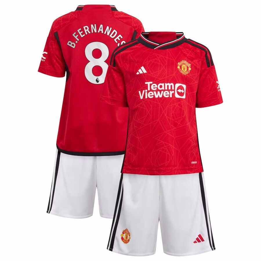 PACK JUNIOR MANCHESTER UNITED DOMICILE BRUNO FERNANDES 2023-2024