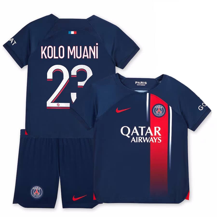 PACK JUNIOR PSG KOLO MUANI DOMICILE 2023-2024