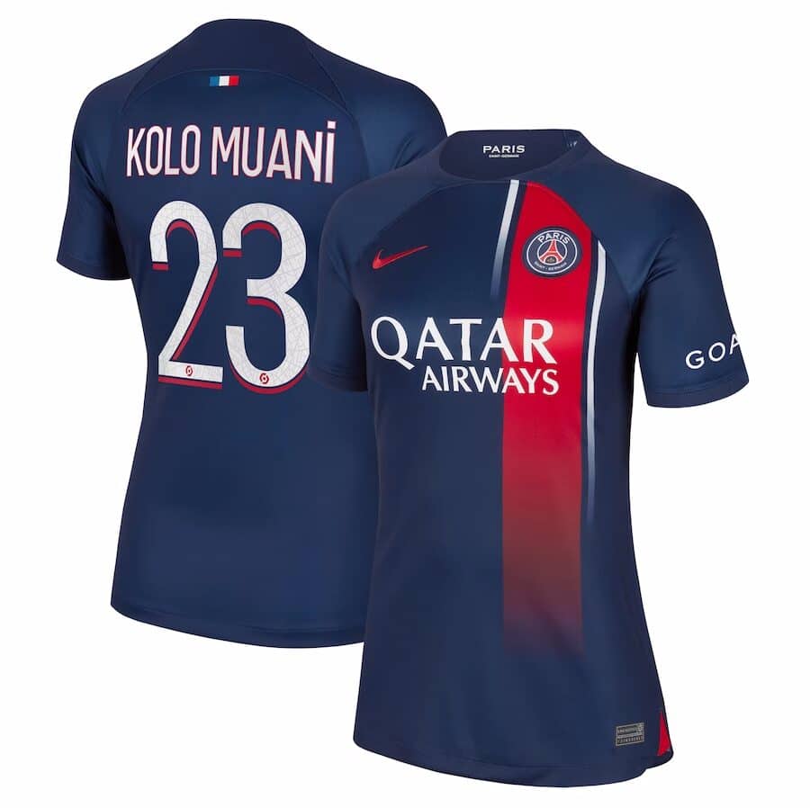 MAILLOT PSG DOMICILE FEMME KOLO MUANI 2023-2024