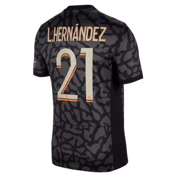 MAILLOT PSG THIRD LUCAS HERNANDEZ 2023-2024