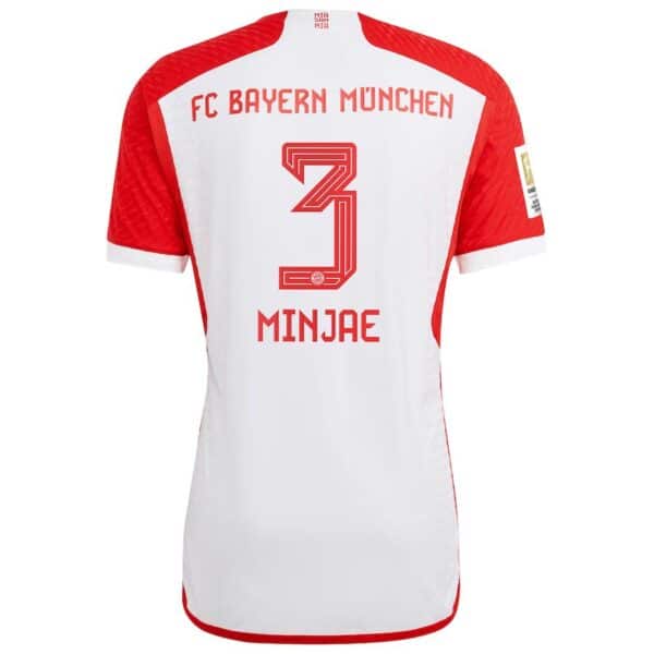 MAILLOT BAYERN MUNICH DOMICILE MINJAE VERSION AUTHENTIC 2023-2024