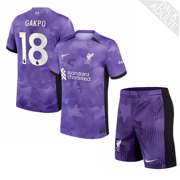 PACK LIVERPOOL THIRD GAKPO 2023-2024