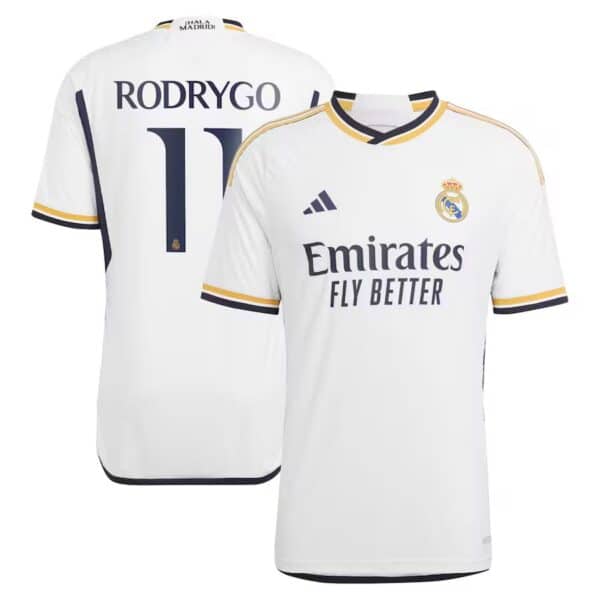 MAILLOT REAL MADRID DOMICILE VINICIUS JR VERSION AUTHENTIC 2023-2024