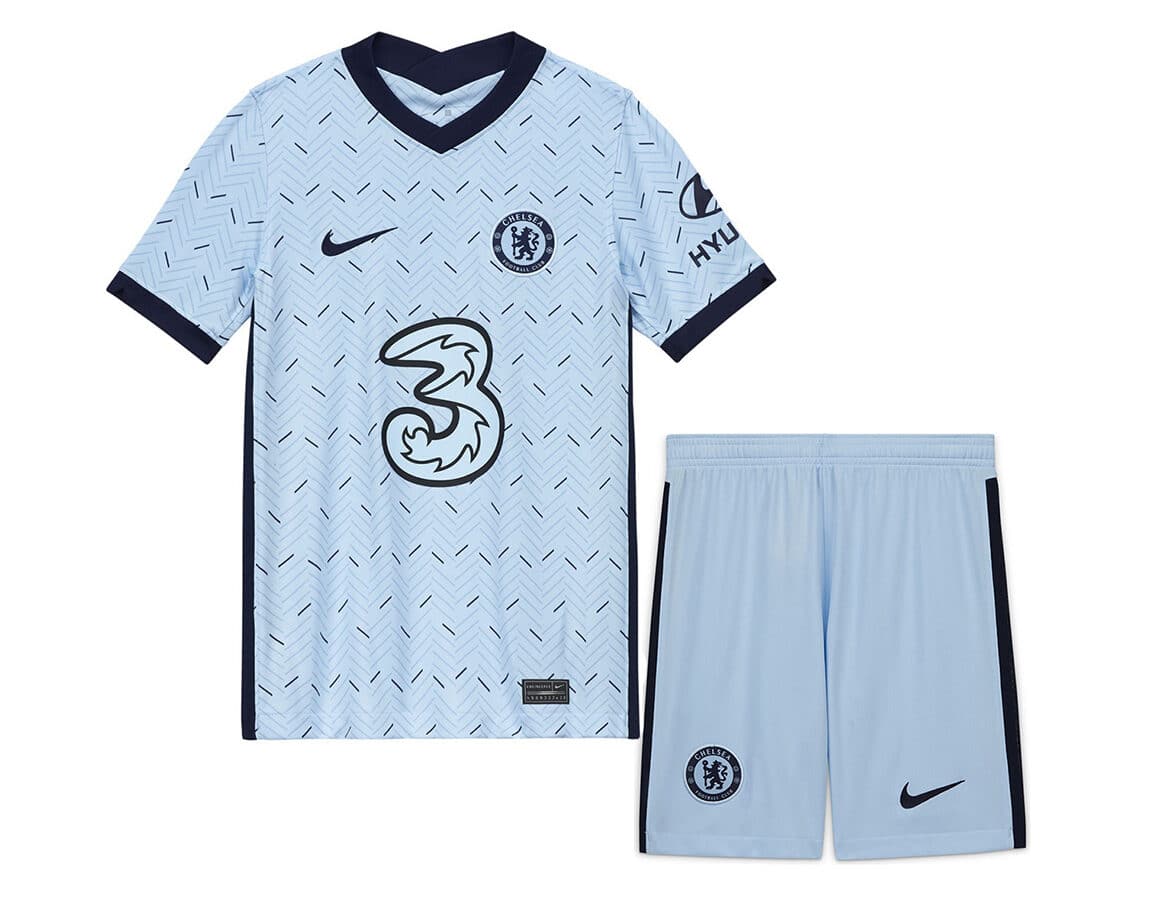 PACK JUNIOR CHELSEA EXTERIEUR SAISON 2020-2021