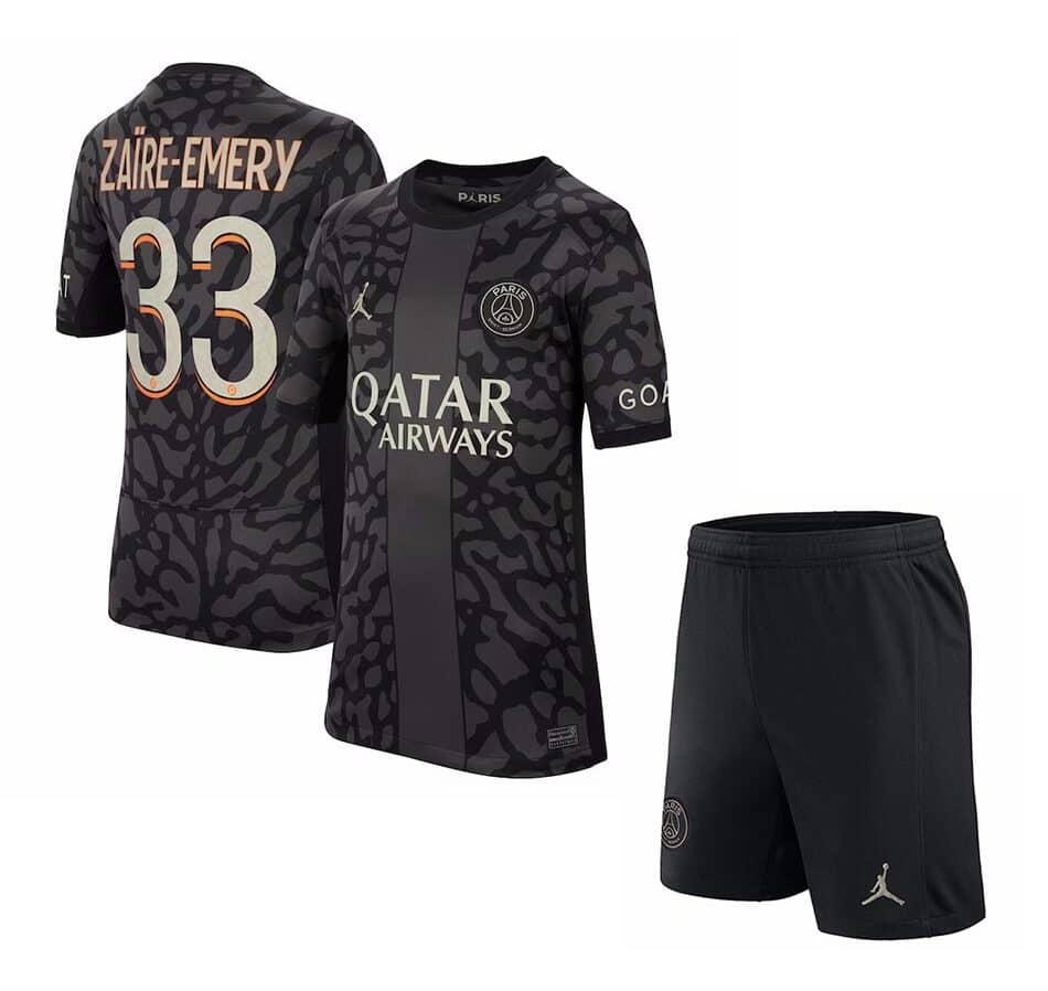 PACK JUNIOR PSG ZAIRE-EMERY THIRD 2023-2024