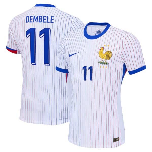 MAILLOT FRANCE EXTERIEUR DEMBELE DRI-FIT ADV VAPOR MATCH SAISON 2024-2025