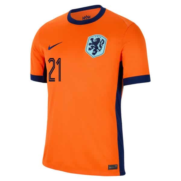 MAILLOT PAYS-BAS DOMICILE FRENKIE DE JONG SAISON 2024-2025