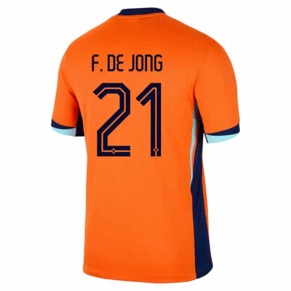 MAILLOT PAYS-BAS DOMICILE FRENKIE DE JONG SAISON 2024-2025