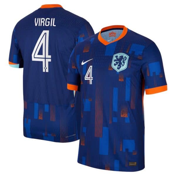 MAILLOT PAYS-BAS EXTERIEUR VIRGIL VAN DIJK DRI-FIT ADV VAPOR MATCH SAISON 2024-2025