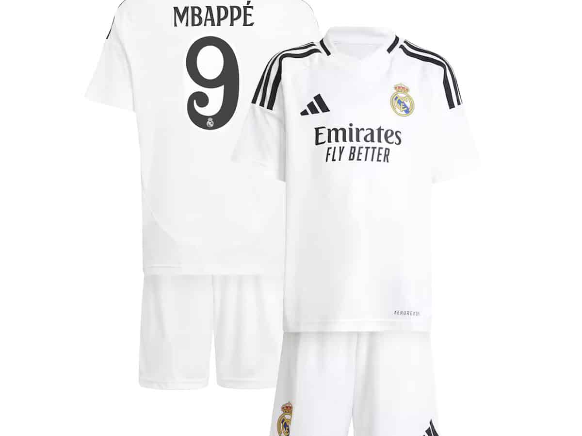 PACK JUNIOR REAL MADRID DOMICILE MBAPPE SAISON 2024-2025