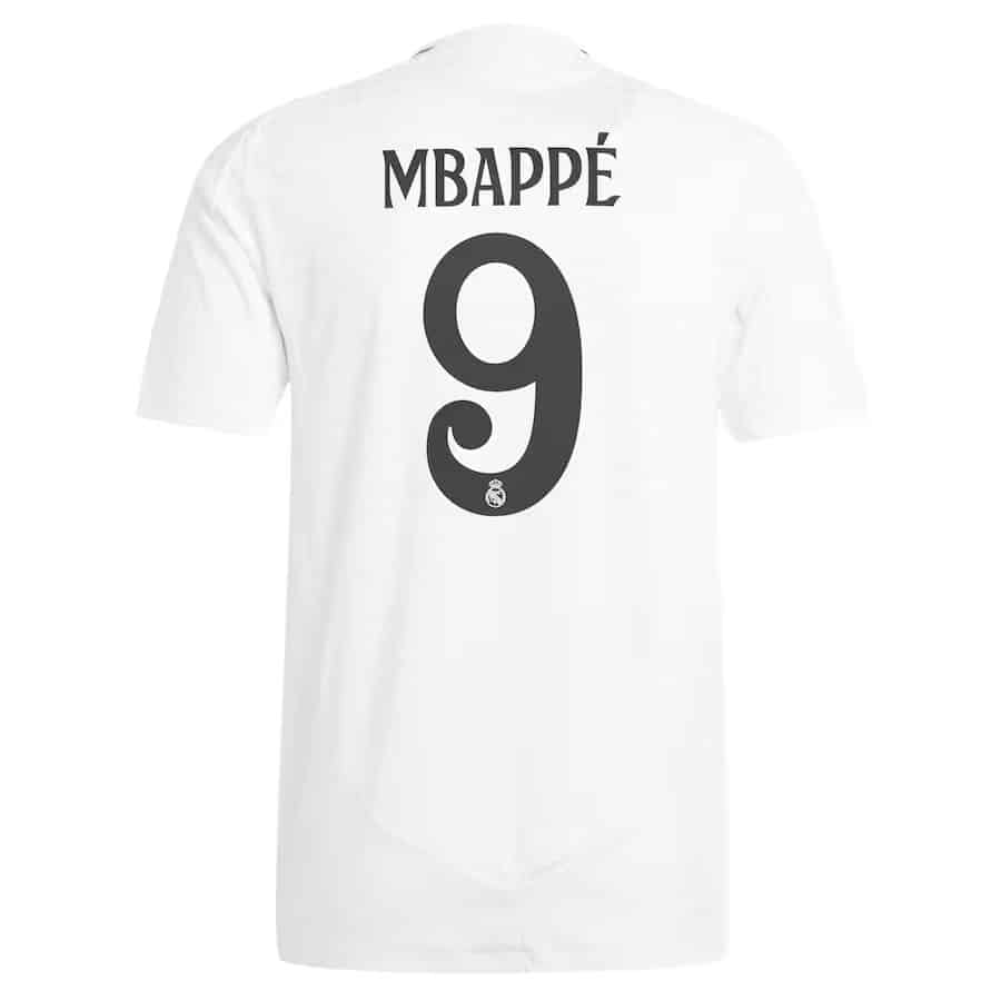 MAILLOT REAL MADRID DOMICILE MBAPPE VERSION AUTHENTIC SAISON 2024-2025