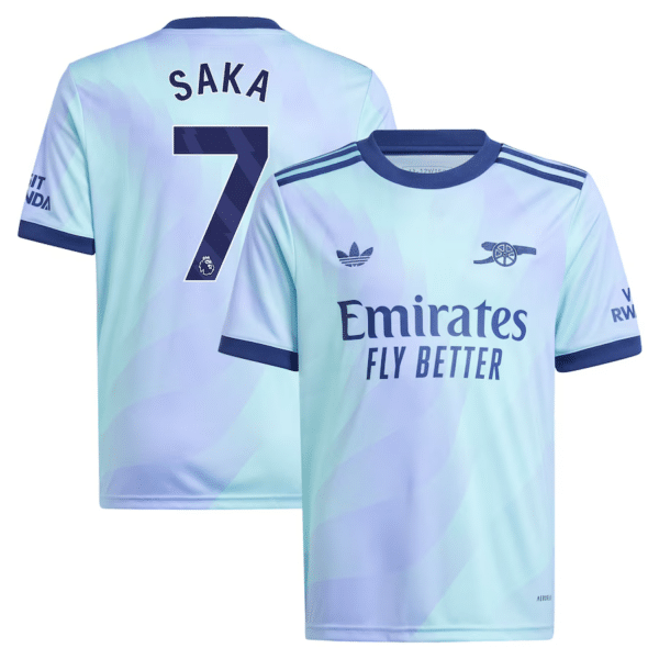 MAILLOT ARSENAL THIRD SAKA SAISON 2024-2025