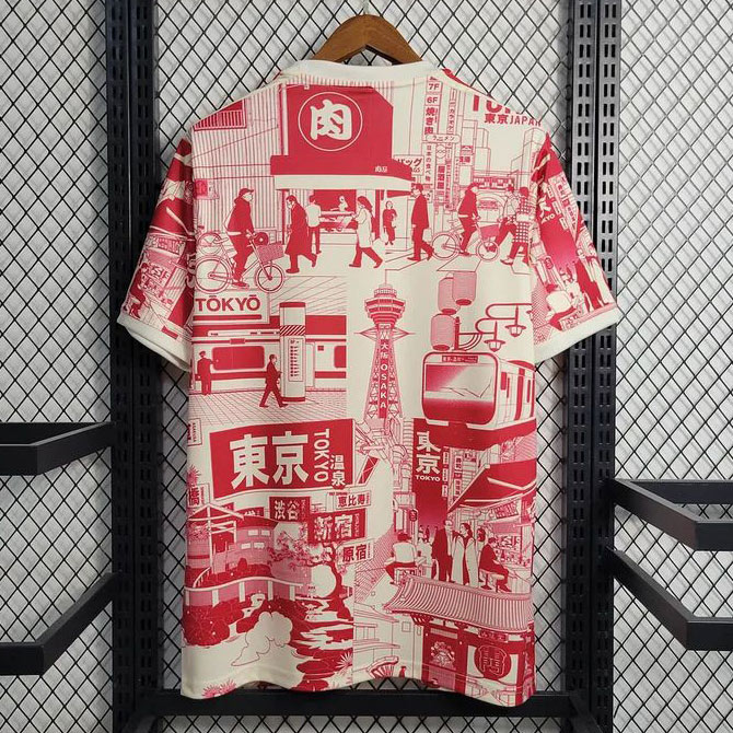 MAILLOT JAPON EDITION SPECIALE TOKYO ROUGE SAISON 2024-2025