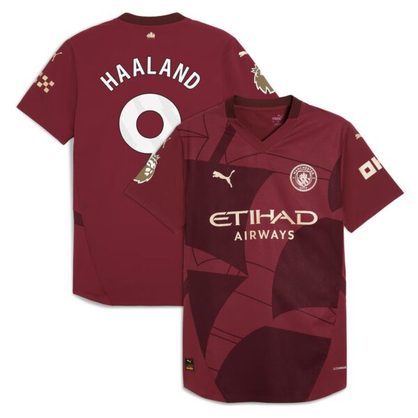 MAILLOT MANCHESTER CITY THIRD HAALAND VERSION AUTHENTIC SAISON 2024-2025