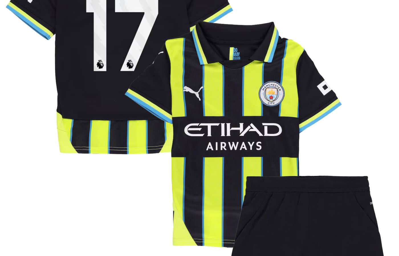 PACK JUNIOR MANCHESTER CITY EXTERIEUR DE BRUYNE SAISON 2024-2025