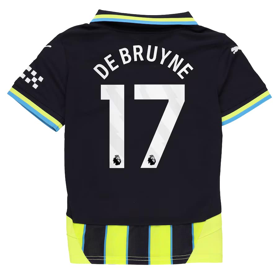 PACK JUNIOR MANCHESTER CITY EXTERIEUR DE BRUYNE SAISON 2024-2025