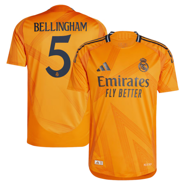 MAILLOT REAL MADRID EXTERIEUR BELLINGHAM VERSION AUTHENTIC SAISON 2024-2025