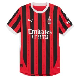 MAILLOT MILAN AC RAFA LEAO AUTHENTIC DOMICILE SAISON 2024-2025